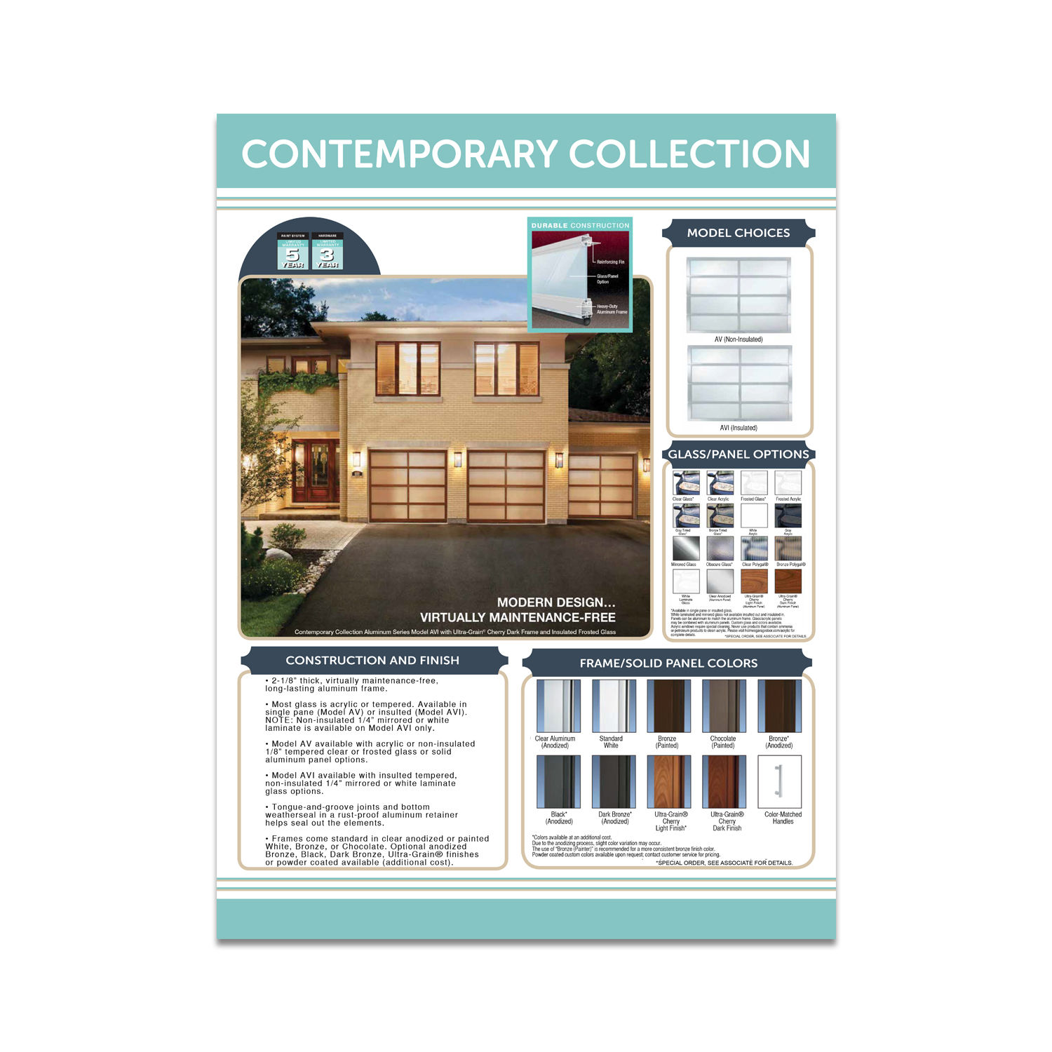 Garage Sign Contemporary Collection