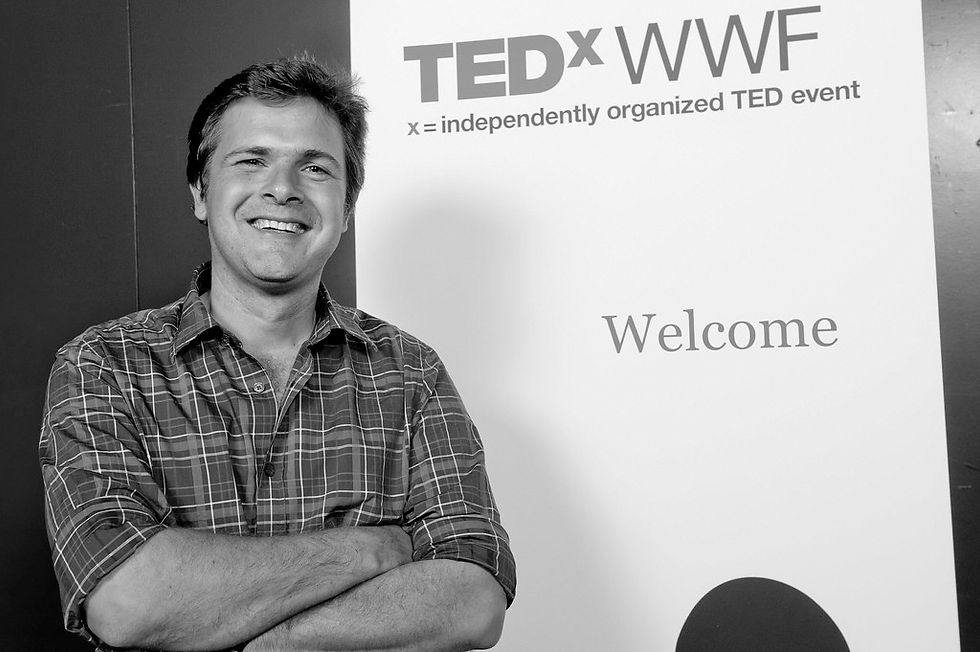 Emmanuel de Merode auf einer TEDx-Konferenz in Genf 2011