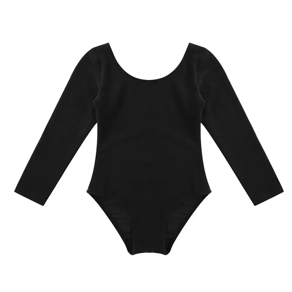 Thumbnail: Long Sleeve Dance Leotard for Girls