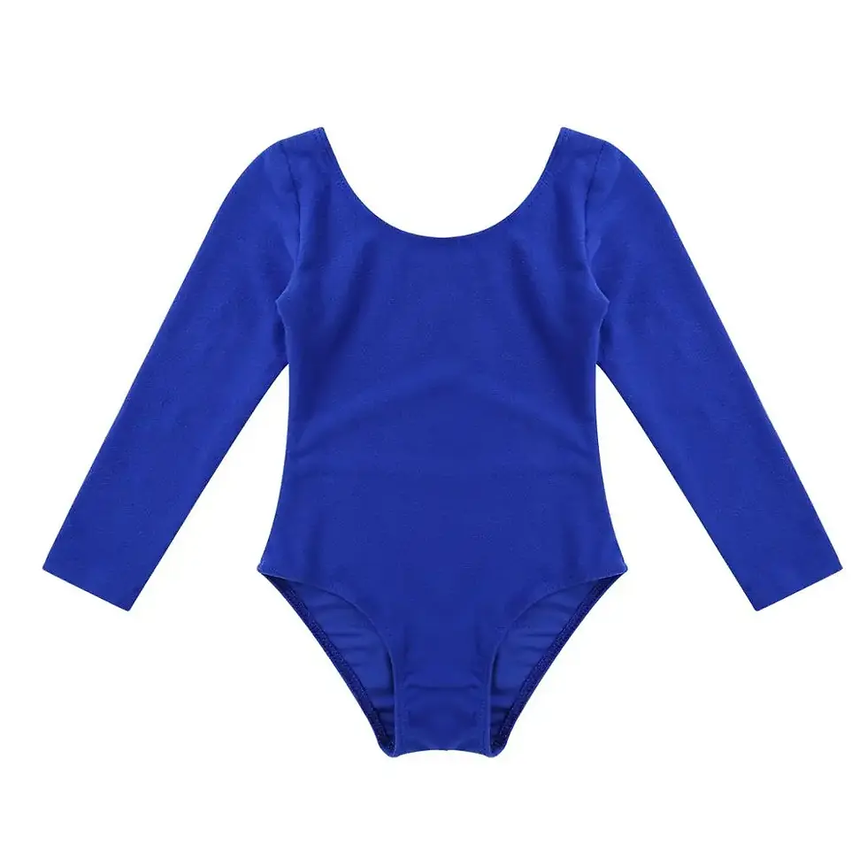 Thumbnail: Long Sleeve Dance Leotard for Girls