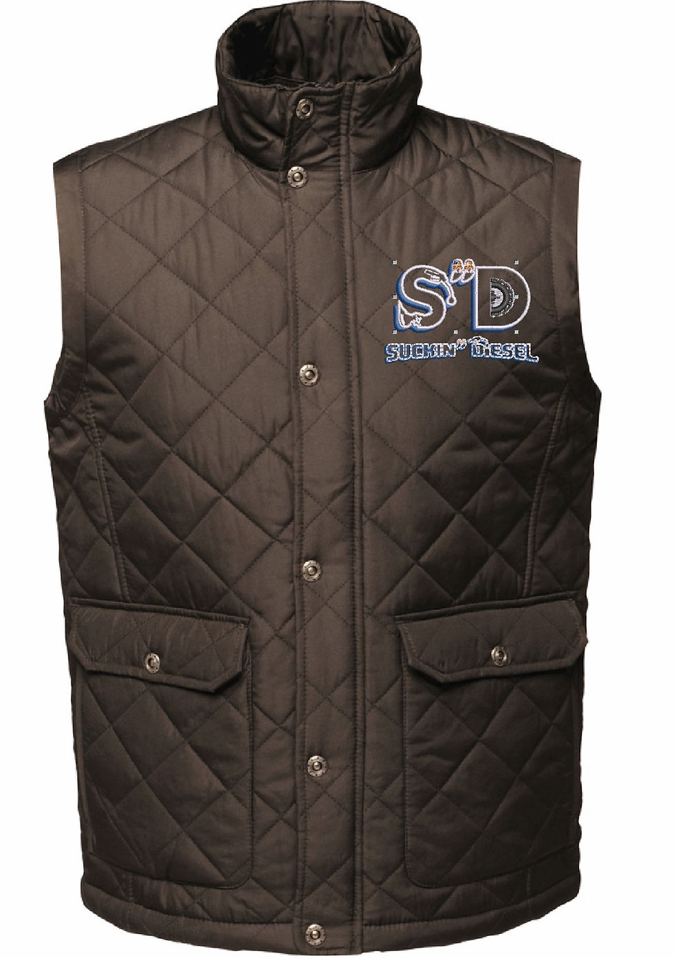 Thumbnail: Suckin Diesel Regatta Tyler Diamond Quilted Bodywarmer