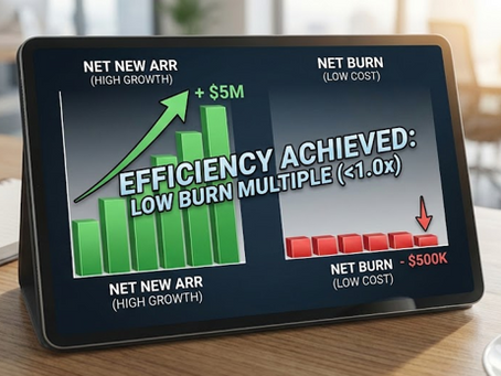 Burn Multiple：資金轉換 ARR 的效率指