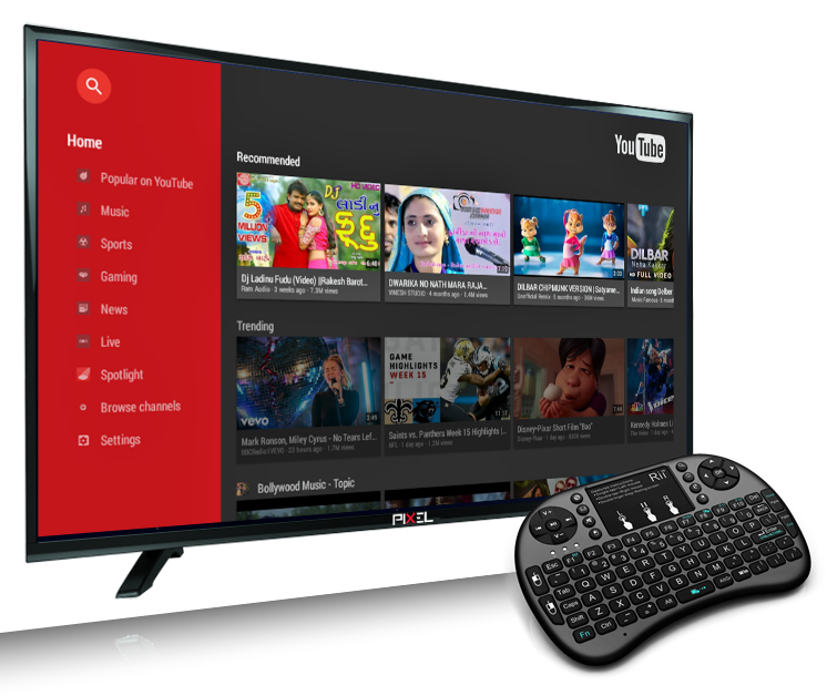 PIXEL 107cm (42 inch) UHD 4K SMART  LED TV  (P2PXL424K)