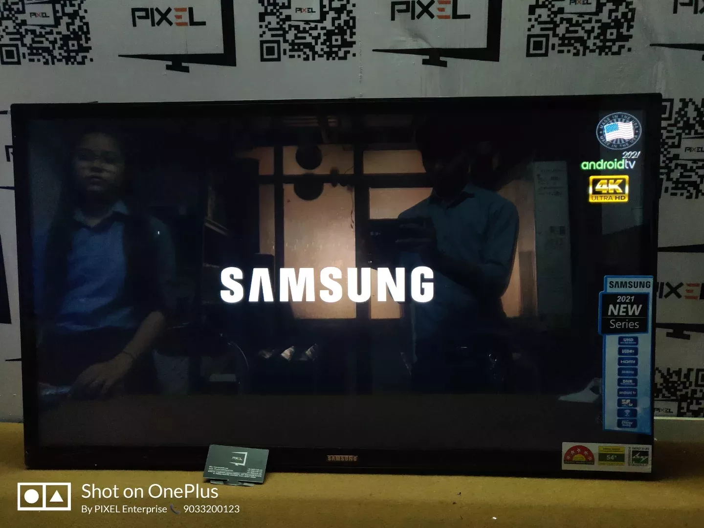 *40” SAMSUNG PANEL TUFF-GLASS + FULLHD + PRIMIUM ANDROID SMART LED TV DHAMAKA O