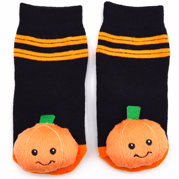 Pumpkin Halloween Boogie Toes Rattle Socks - Image 5