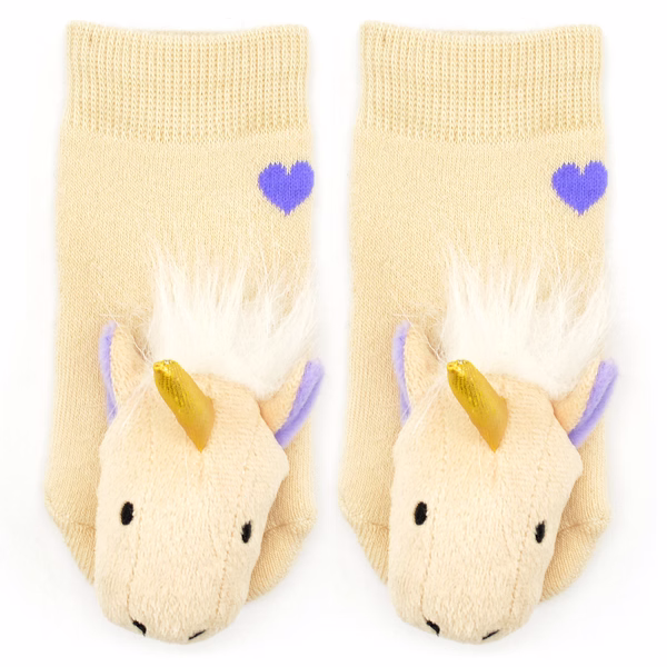 Golden Unicorn Boogie Toes Rattle Socks - Image 5