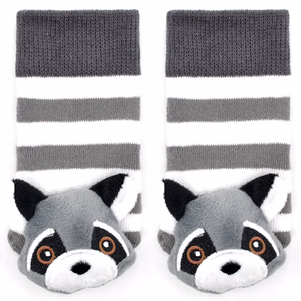 Clever Raccoon Boogie Toes Rattle Socks - Image 2