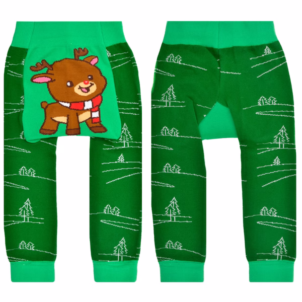Reindeer, 2-Pc Boogie Toes & Tight Baby Gift Set (6-18m) - Image 4