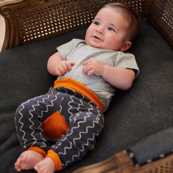 Ghost Boo Halloween -  Baby Funkie Tights Legging Pants - Image 3