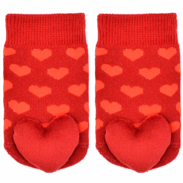 Baby Love Heart Boogie Toes Rattle Socks - Image 4