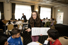 Lauren teaching animation.