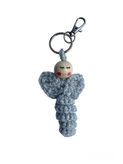 MABEL Mini-Engel silbergrau