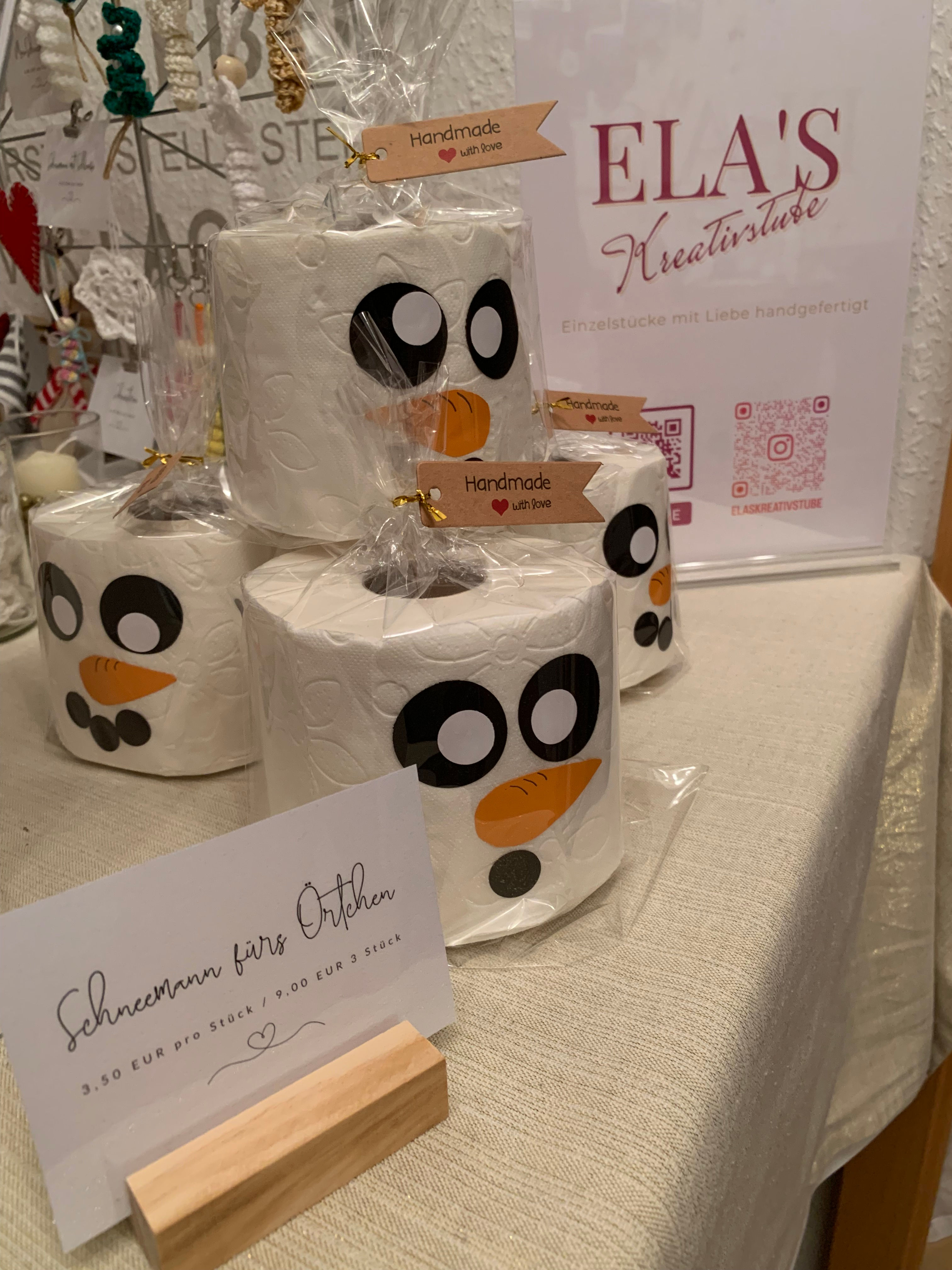 Schneemann für's Örtchen