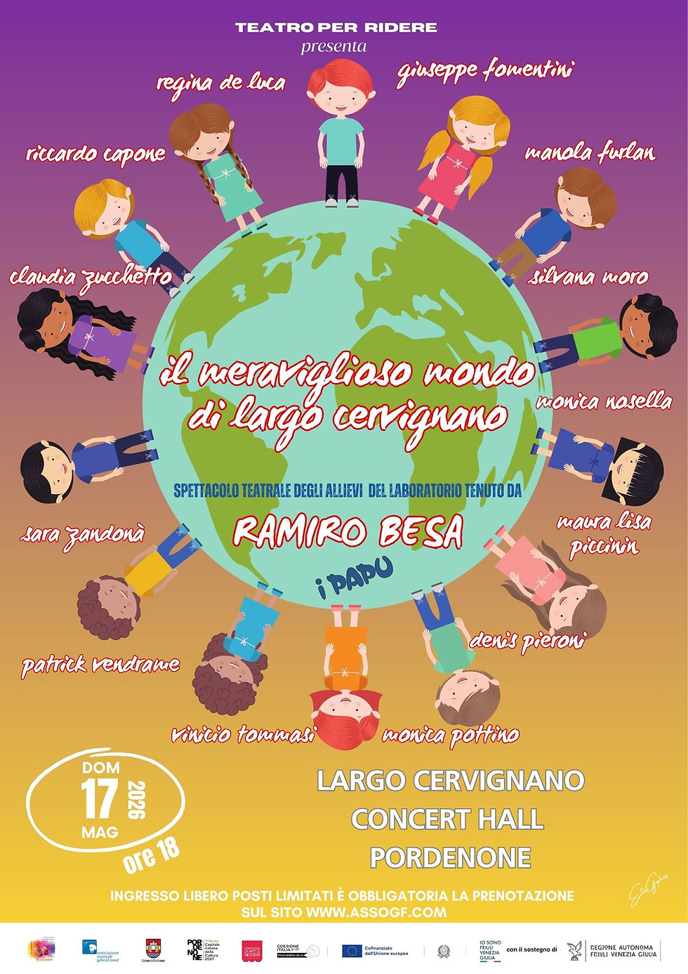 ALLEGRO, ANDANTE MODERATO E… LARGO con Il Meraviglioso Mondo di Largo Cervignano