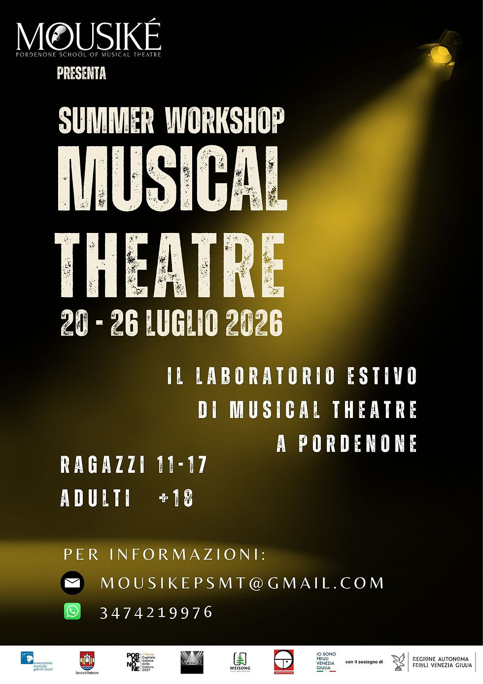 SUMMER WORKSHOP MUSICL THEATRE