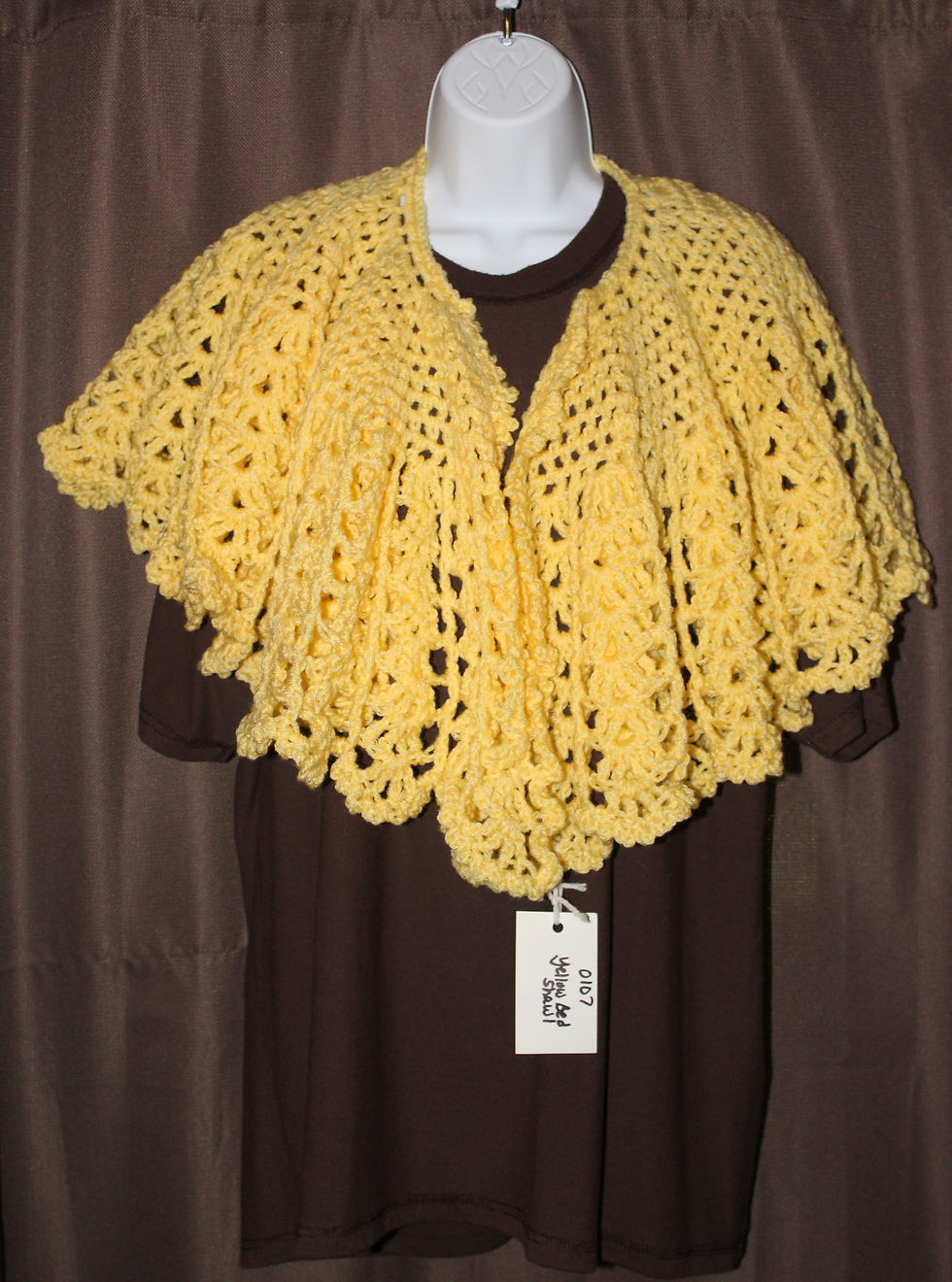 Lacy Bedjacket/Shoulder Shawl