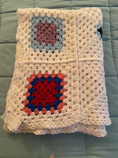 Thumbnail: Granny Square Blanket TWIN