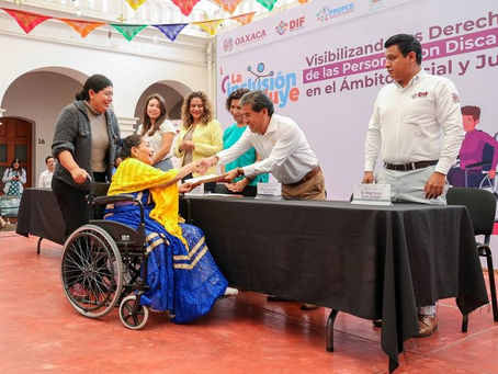Impulsa DIF Oaxaca inclusión de las personas con discapacidad con respeto y empatía.