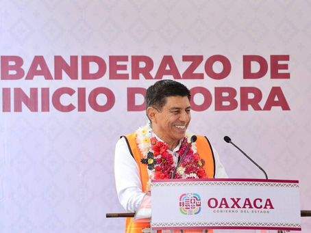 Hechos, no palabras: Salomón Jara inicia rehabilitación de la carretera Teotitlán-Huautla.