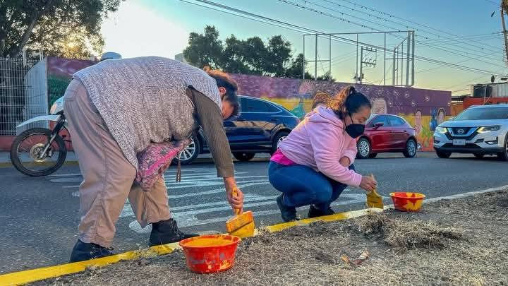 Con Tequio Vecinal, Avenida Venus recupera imagen y orden urbano.