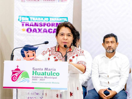 Instala Setrao Comisión Municipal para Erradicar el Trabajo Infantil en Santa María Huatulco.