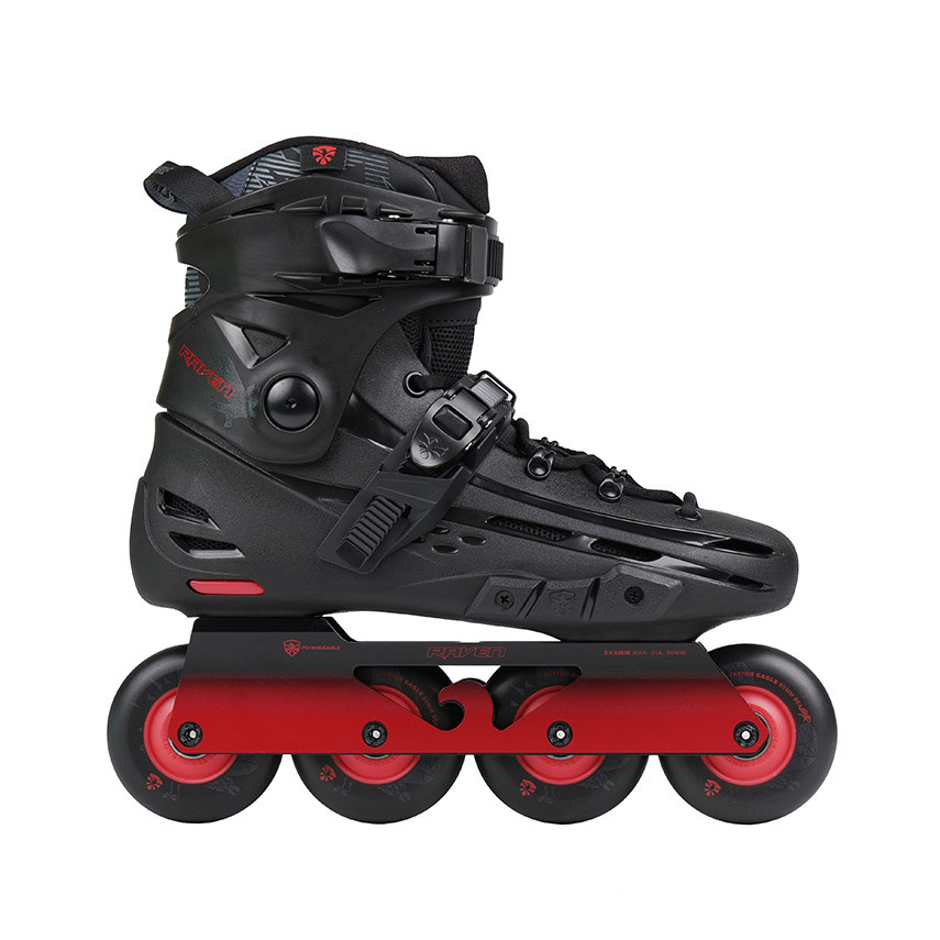 Flying Eagle F4 RAVEN Inline Skates, Black Fire