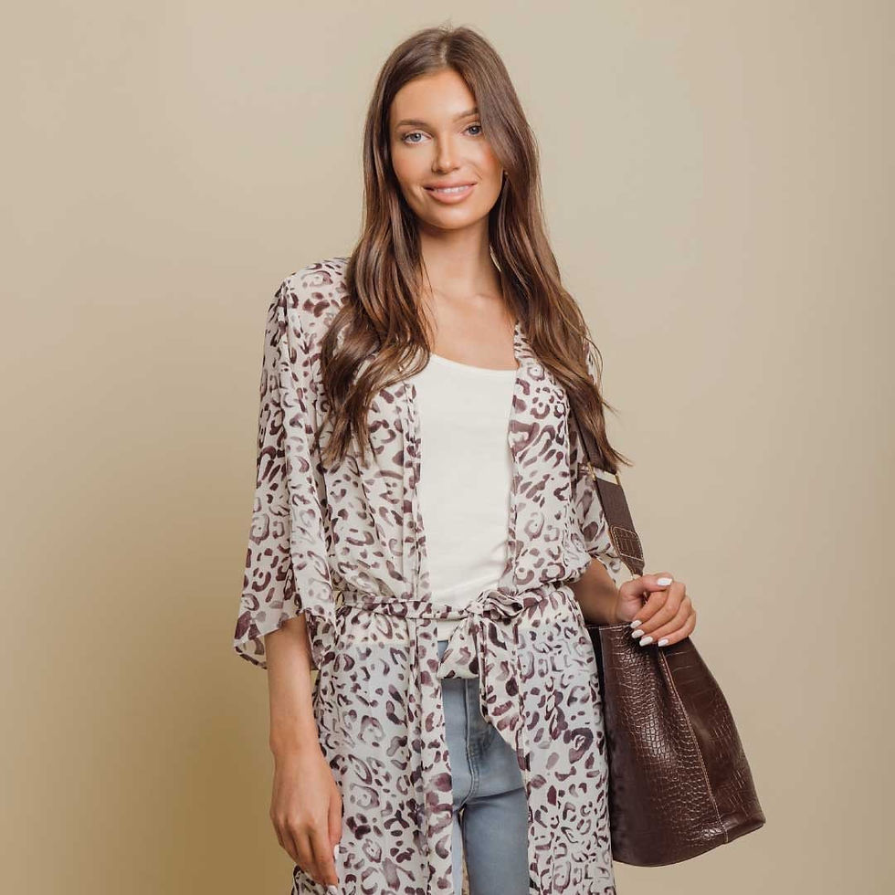 Miniatura: Blake Shoulder Bag -Chocolate Croc