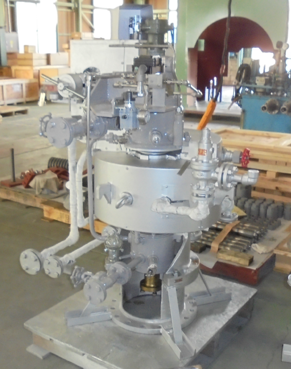 Shin Nippon Machinery API 611 vertical mechanical drive steam turbine in the factory