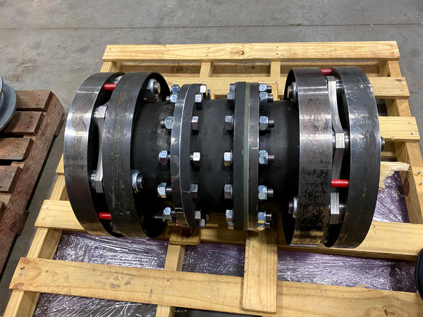 Rotor assembly staged for balancing