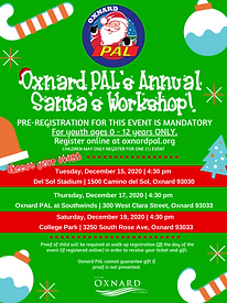 Copy of 2020 Santa's Workshop Pre-Reg in