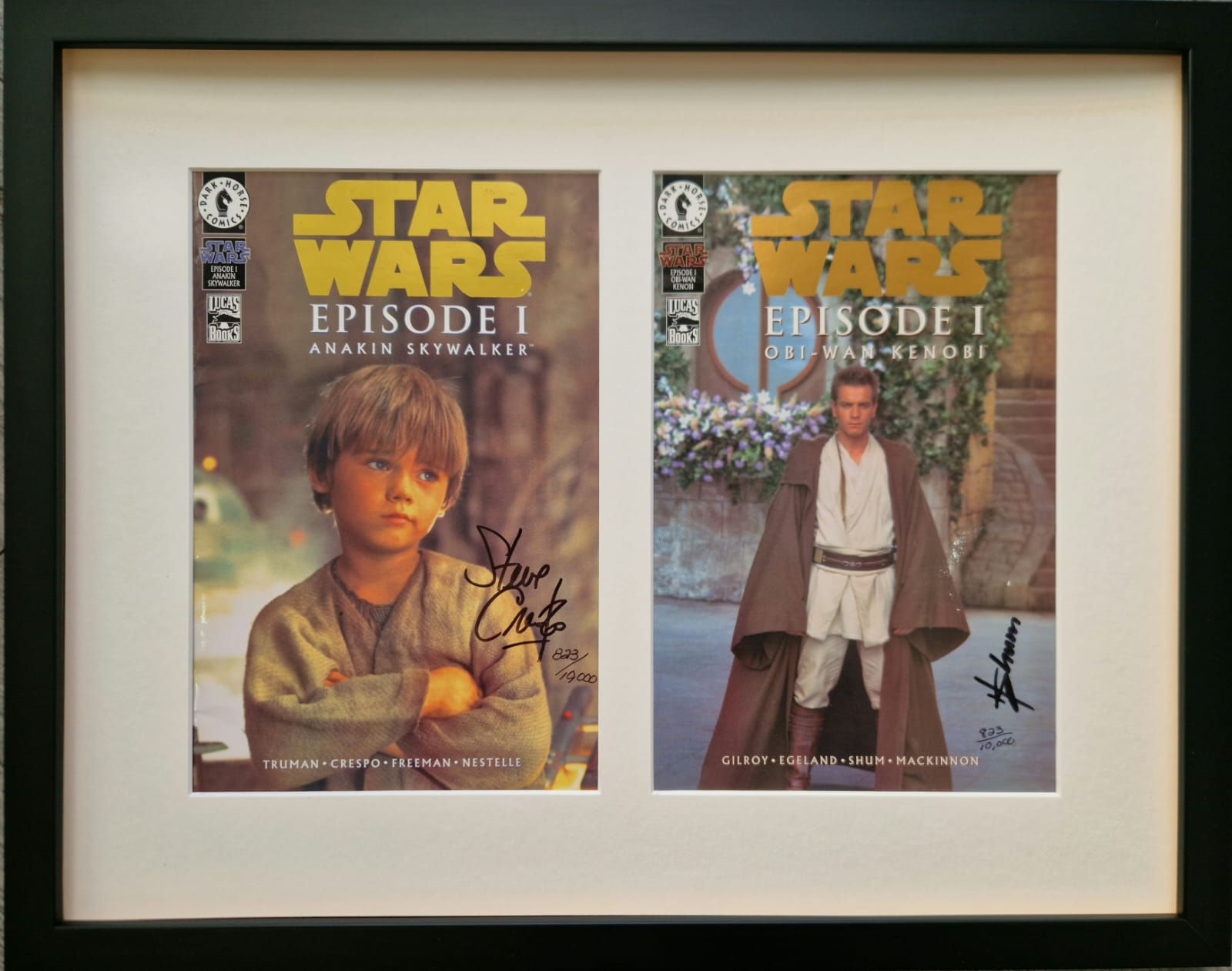 Signed Star Wars Comic Movie Memorabilia Autograph