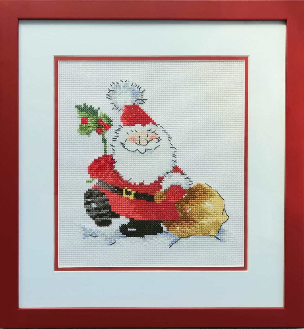 Christmas Cross Stitch Needlework Hobby Craft