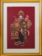 Indian Batik Painting Traditional Art Framing