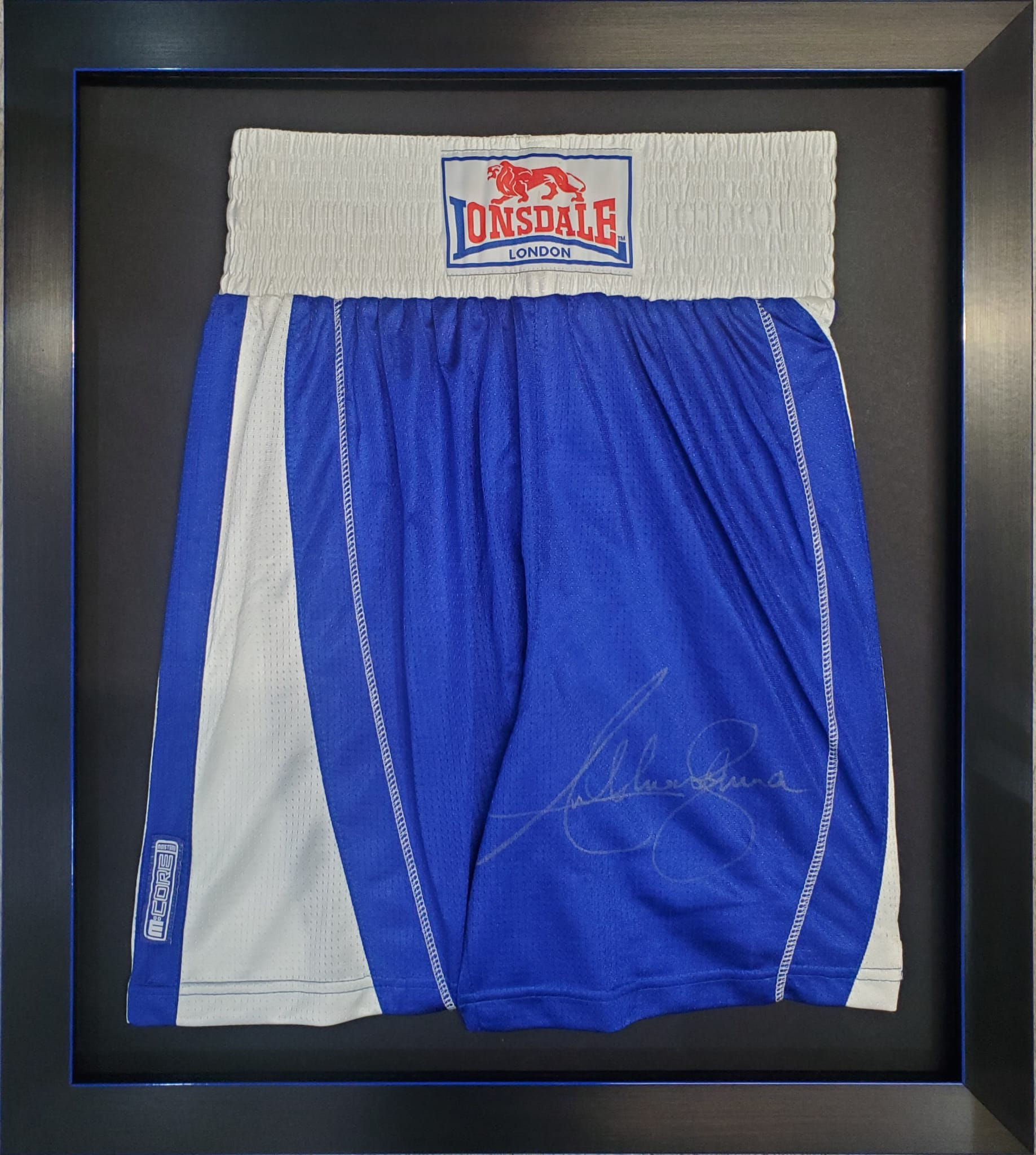 Signed Boxing Shorts Anthony Joshua Autograph Sport Memorabilia