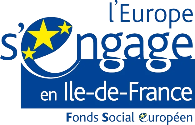 Europe Committed to Île-de-France Logo - European Social Fund