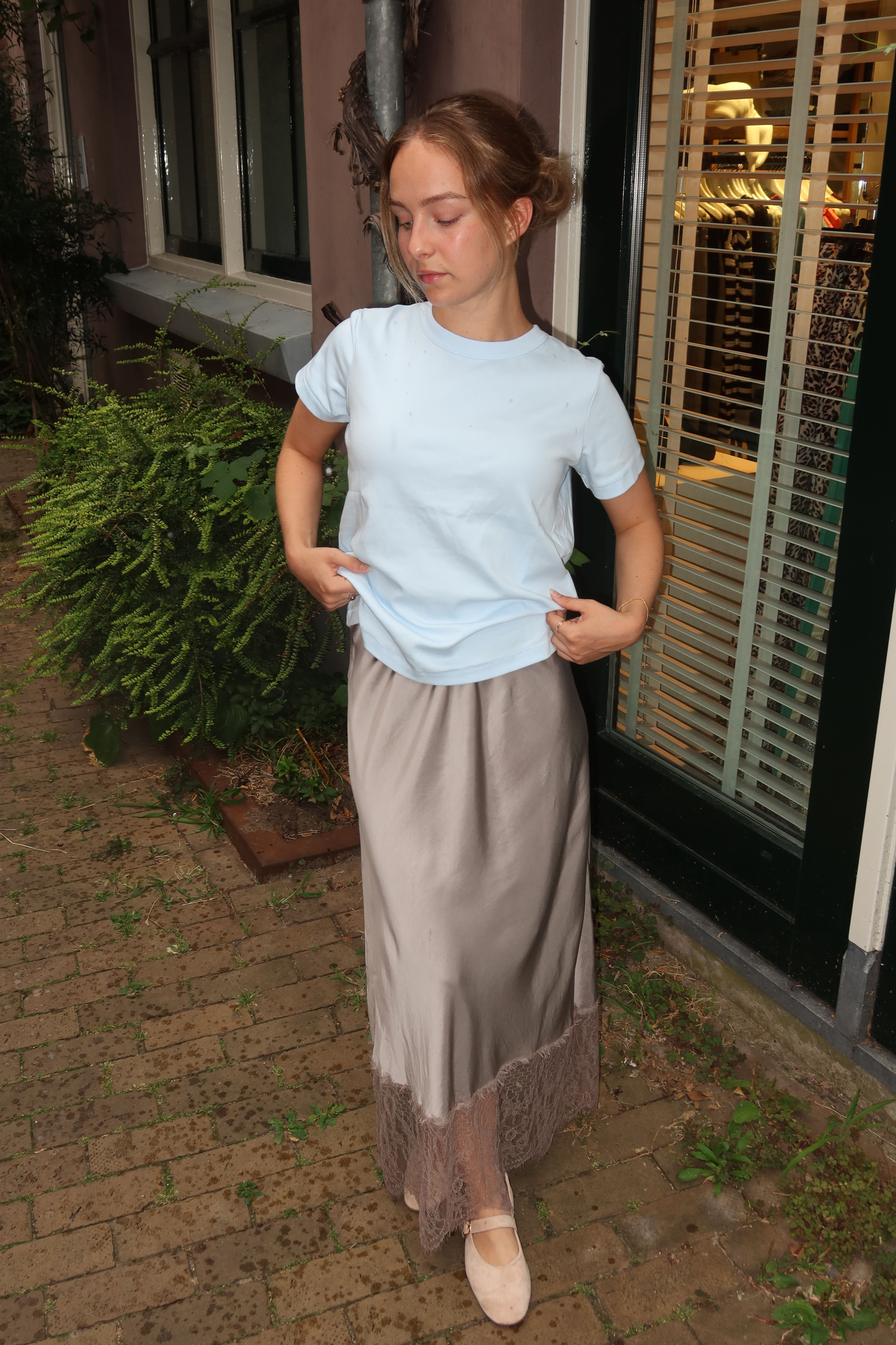 Baby Blue Basic Tee