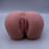 Thumbnail: Brown color male silicone masturbator live-action round buttocks