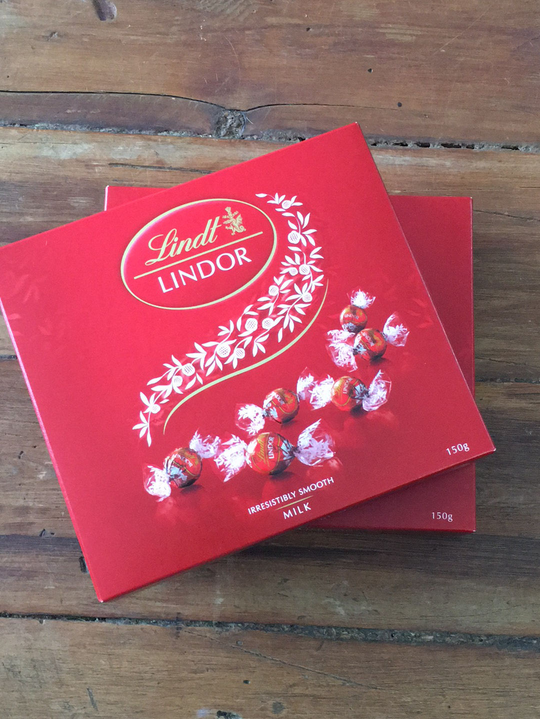 Lindt milk chocolates