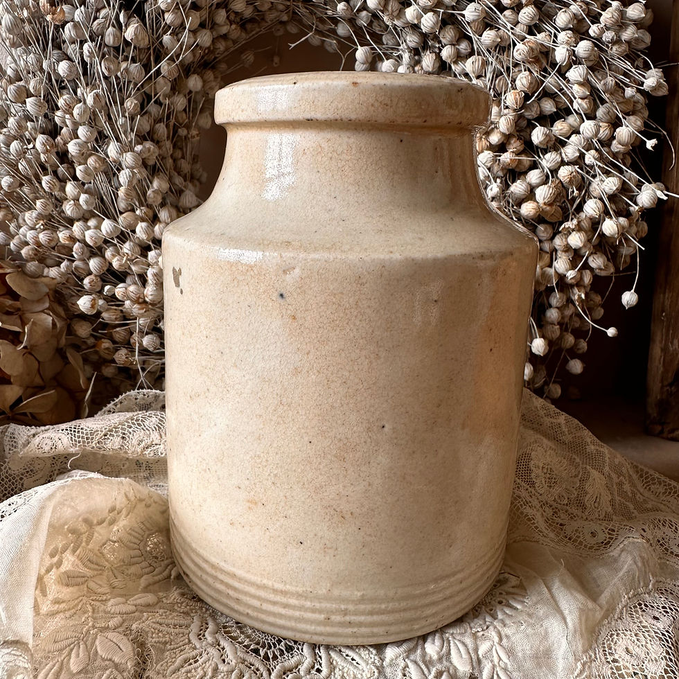Thumbnail: Julien Damoy antique stoneware crock
