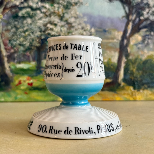 Parisian advertising match striker Lions de Faience