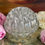 Miniature : French crystal flower frog XXL size