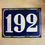 Thumbnail: French enamel blue and white old house numbers
