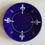 Thumbnail: Joan of Arc Sevres blue enamelled design cup and saucer