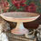 Miniature : Parisian gorgeously patinated pink ironstone compote