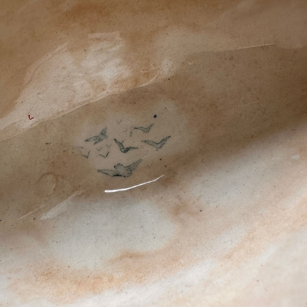 Miniature : Paris Great Exhibition French antique ironstone sauce boat