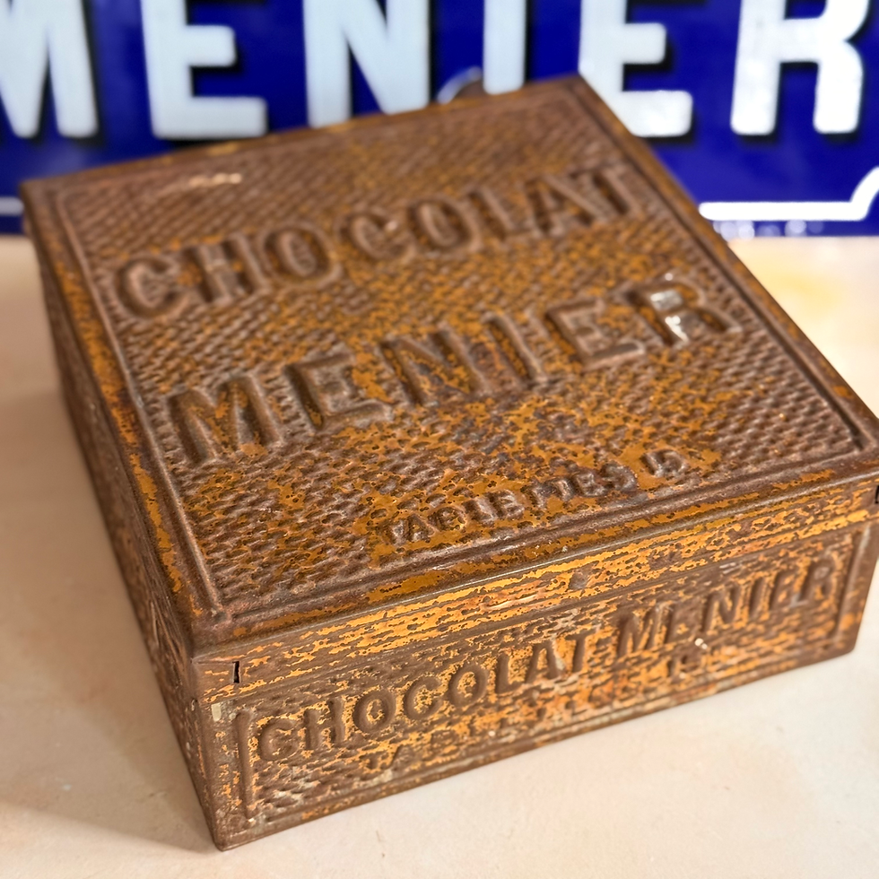 Miniature : Chocolat Menier store display tin for chocolate