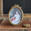 Thumbnail: Parisian small oval bow oromlu picture frame