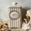 Thumbnail: Cream and gold French kitchen canisters epicerie pots