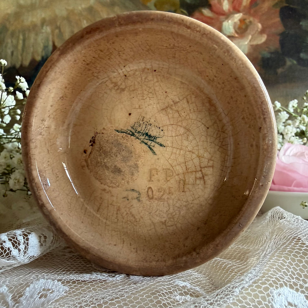 Miniature : Perfectly patinated Felix Potin Cofiture pot