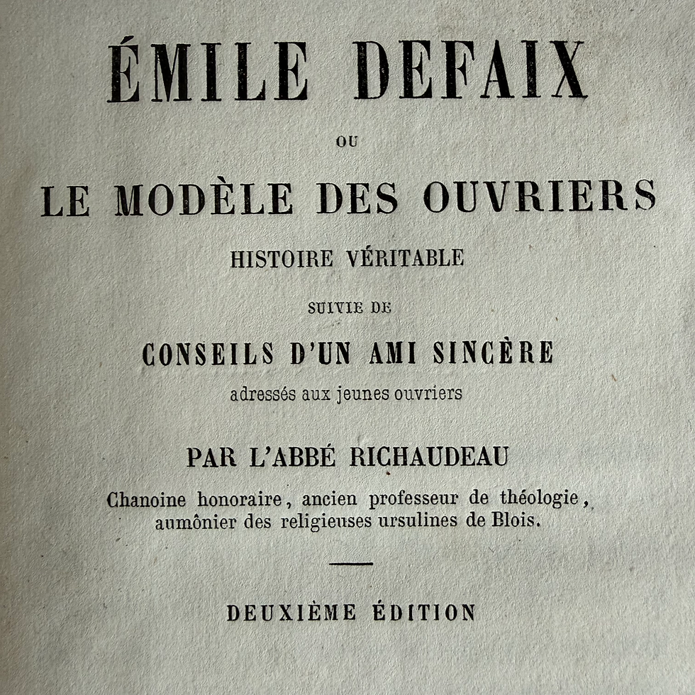 Miniature : Green and gold Cartonnage book gilded dated 1855